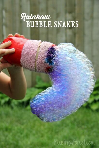 DIY Seifenblasen - Basteln mit Kindern im Sommer