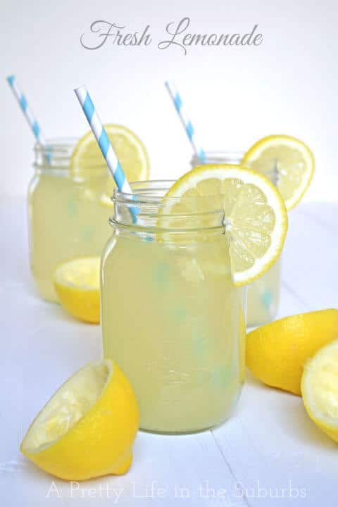Leckere Limonade mit Zitrone - DIY Rezepte