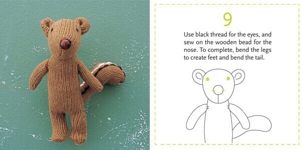 Fertiges DIY Streifenhörnchen - Geschenkidee für Kinder