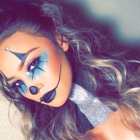 Sexy-Clown Makeup-Ideen für die Halloweenparty