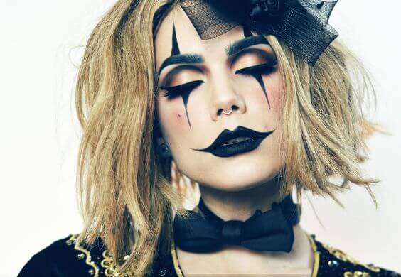Halloween Party-Makeup, Sexy Clown