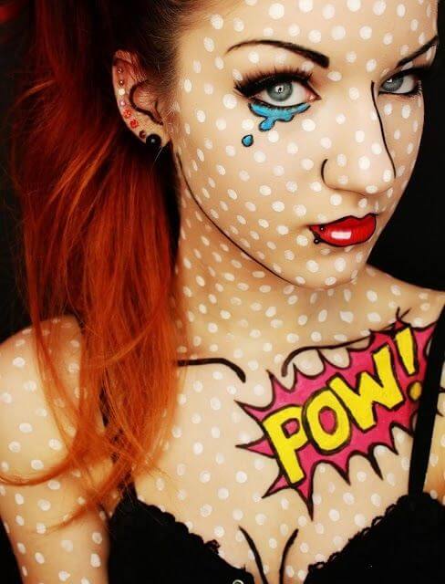 Comic Schminke - Halloween Make-Up Tipps