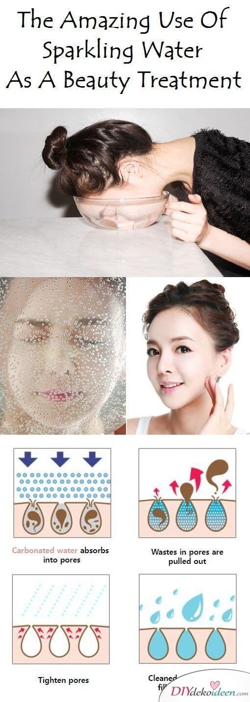 Mineralwasser als Gesichtsreinigung - DIY Beauty Rezepte