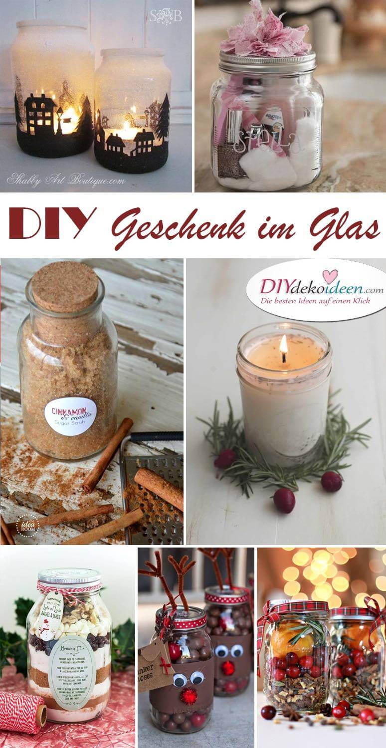 DIY Geschenk selber machen - Weihnachtsgeschenk im Weckglas