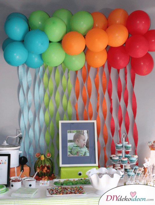 DIY Deko Ideen mit Luftballons - DIY Fasching-Partydeko Ideen