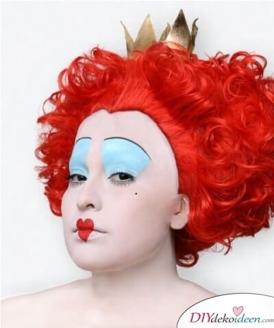 DIY Schminktipps für Fasching - Rote Königin Make-up