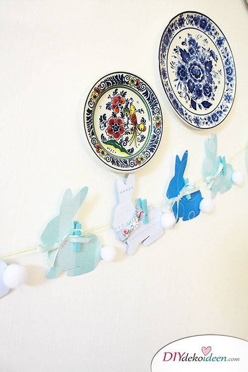DIY Girlande zu Ostern basteln 