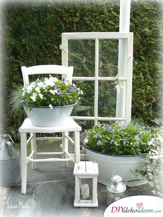 DIY Gartendeko selber machen – Fensterdeko