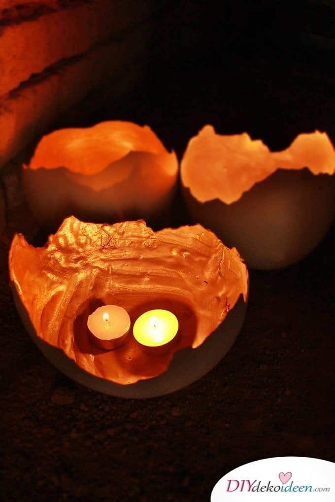 DIY Game of Thrones Drachen Eier - DIY Kerzenlichter