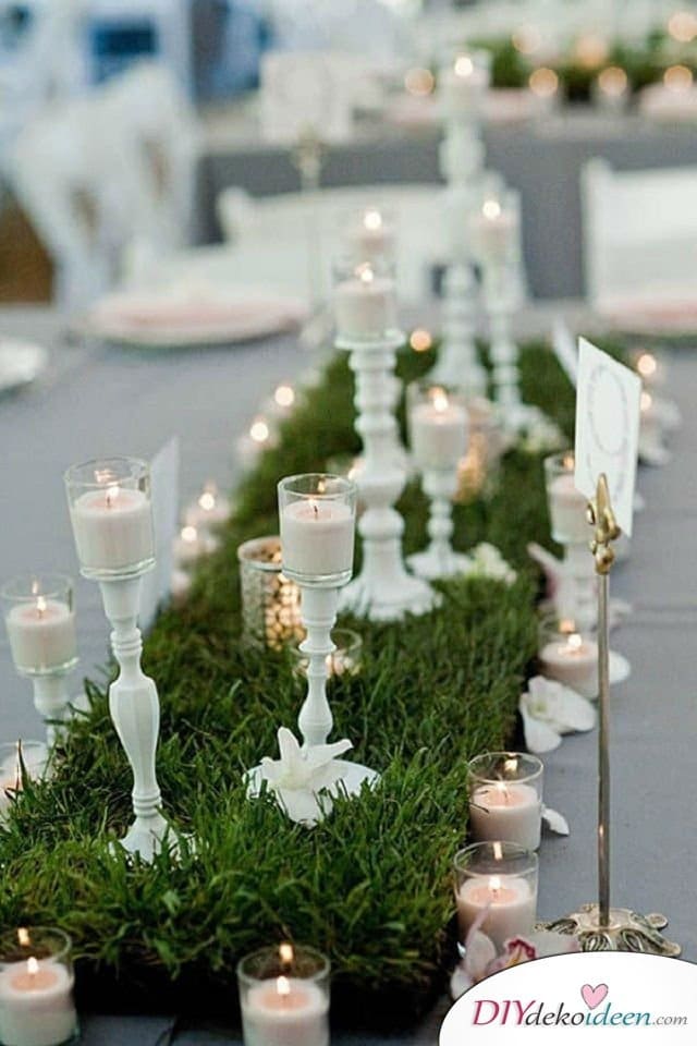 Garten Hochzeit - Tischdeko