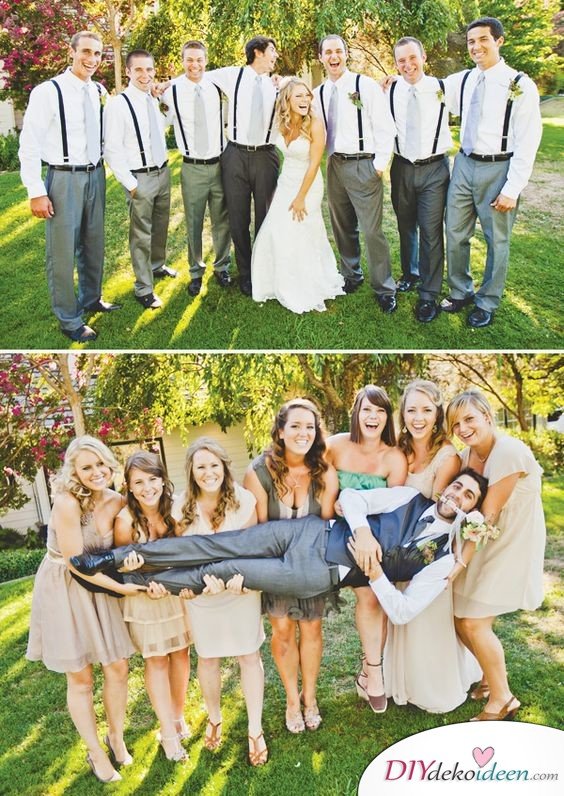 Witzige Hochzeitsfotos Fotoideen für die Hochzeitsfeier