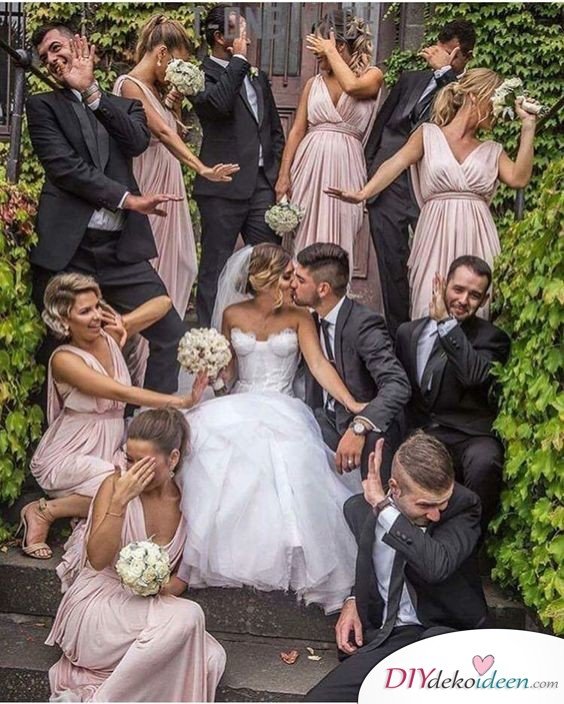Witzige Hochzeitsfotos - Fotoideen 