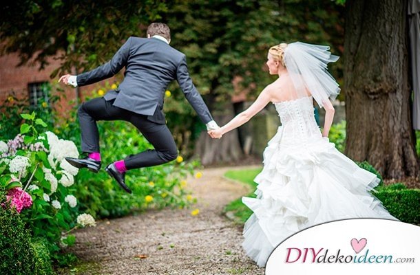  Witzige Hochzeitsfotos - Lustige Brautpaarbilder