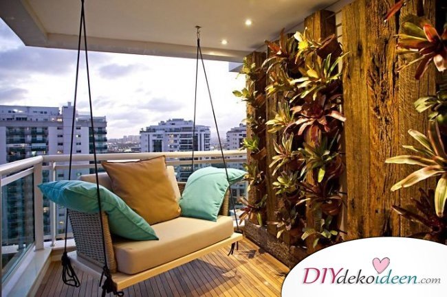 Balkon gestalten - DIY Dekoideen