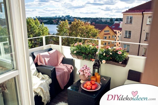 DIY Balkon Dekoideen - Balkon gestalten