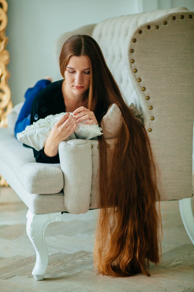 Hausmittel für weiches Haar - schöne lange Haare