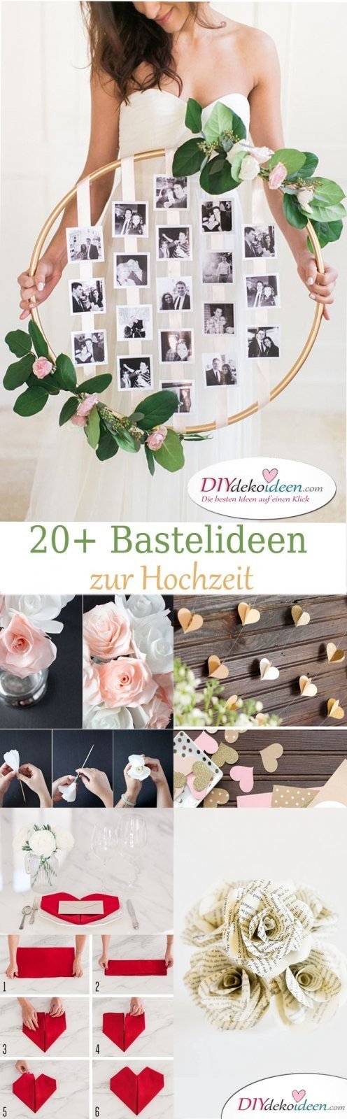 20 + DIY Bastelideen zur Hochzeit