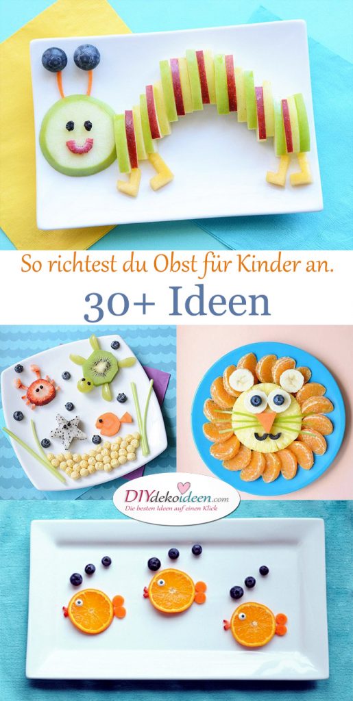 Richtest du so Obst für Kinder an, wird der Teller leer gegessen.