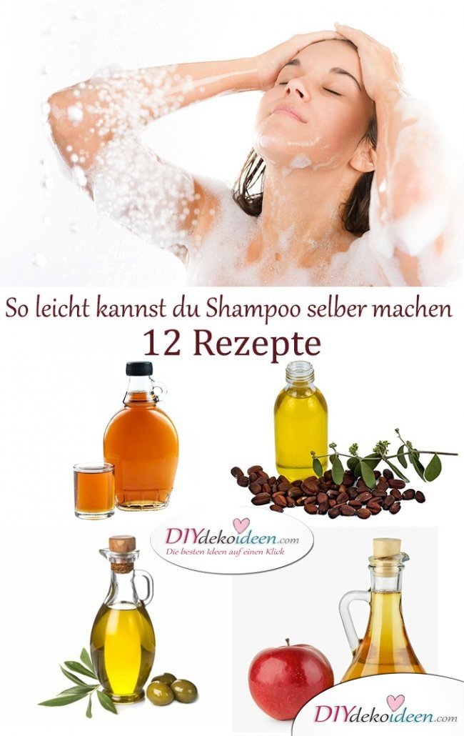 Shampoo selber machen - 12 tolle Rezepte