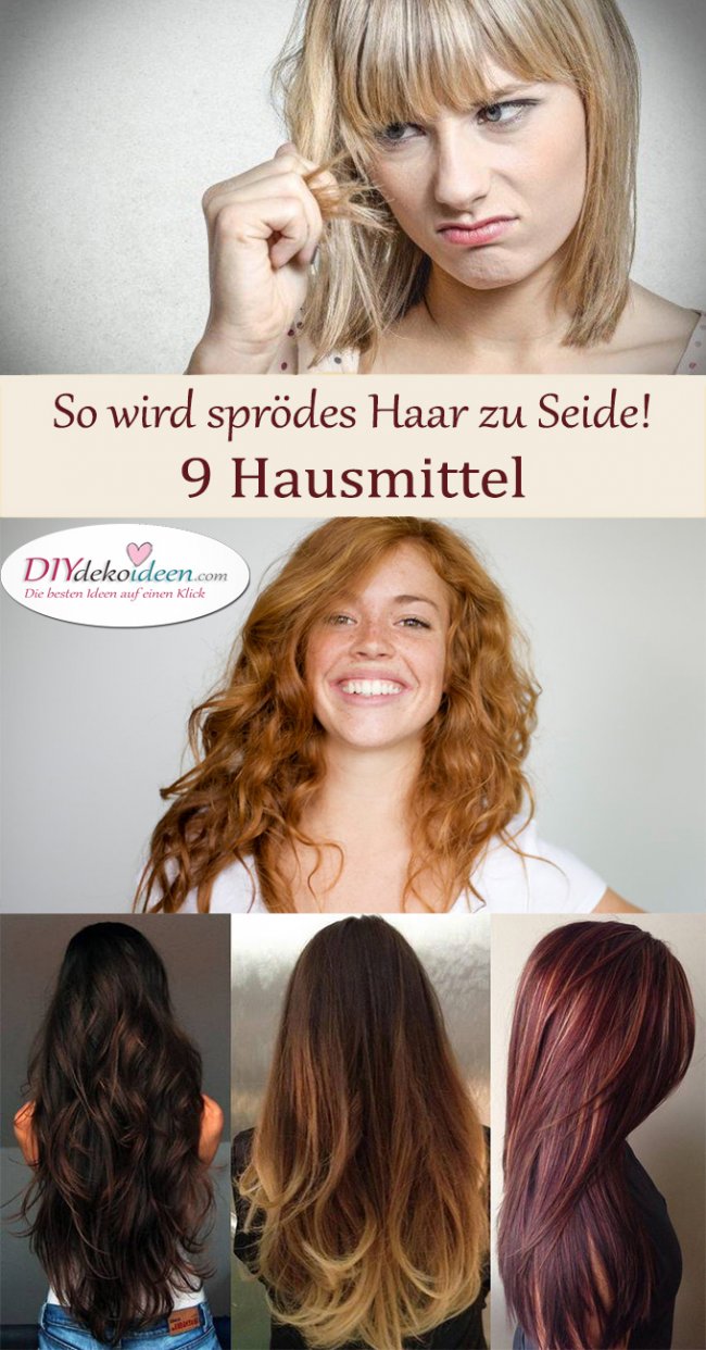 So Wird Sprodes Haar Zu Seide Hausmittel Fur Weiches Haar