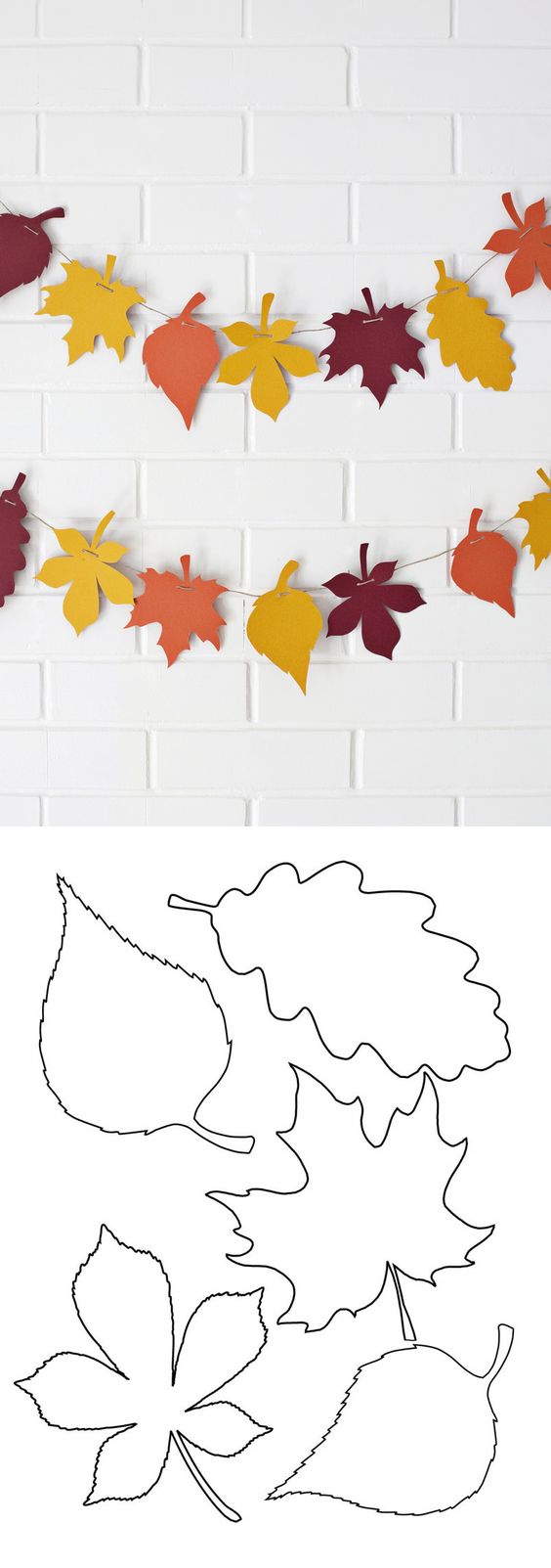 Herbstdeko selber machen - 15 DIY Bastelideen - bastel mit Papier