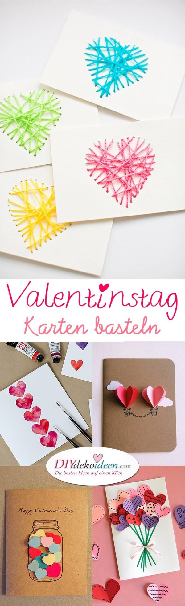 Zum Valentinstag Karten Basteln Geht Leicht Mit Diesen Diy Bastelideen 9091