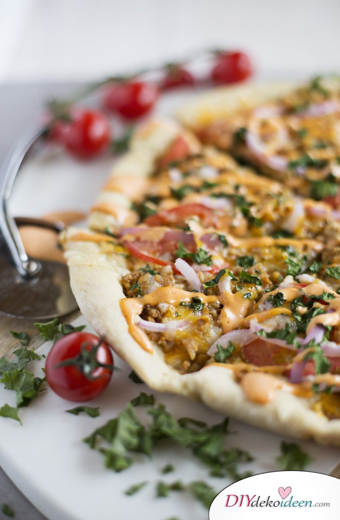 Diese Pizza beweist, dass die vegetarische Ernährung himmlisch ist