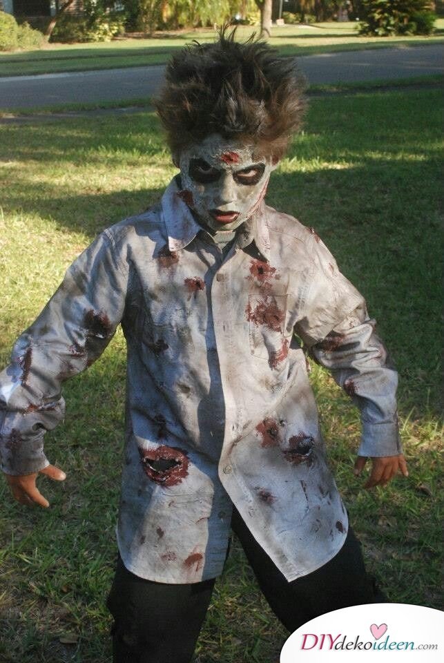 11 Halloween Kostüm Ideen für Kinder - Zombie Kostüm 