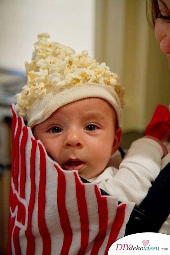 karneval kostüm ideen für babies - Popcorn
