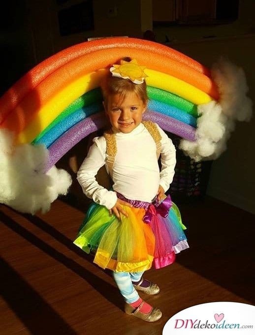 karneval kostüm selber machen - Regenbogen