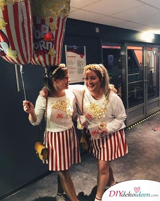 Karneval Kostüm Ideen für Damen – Popcorntüte