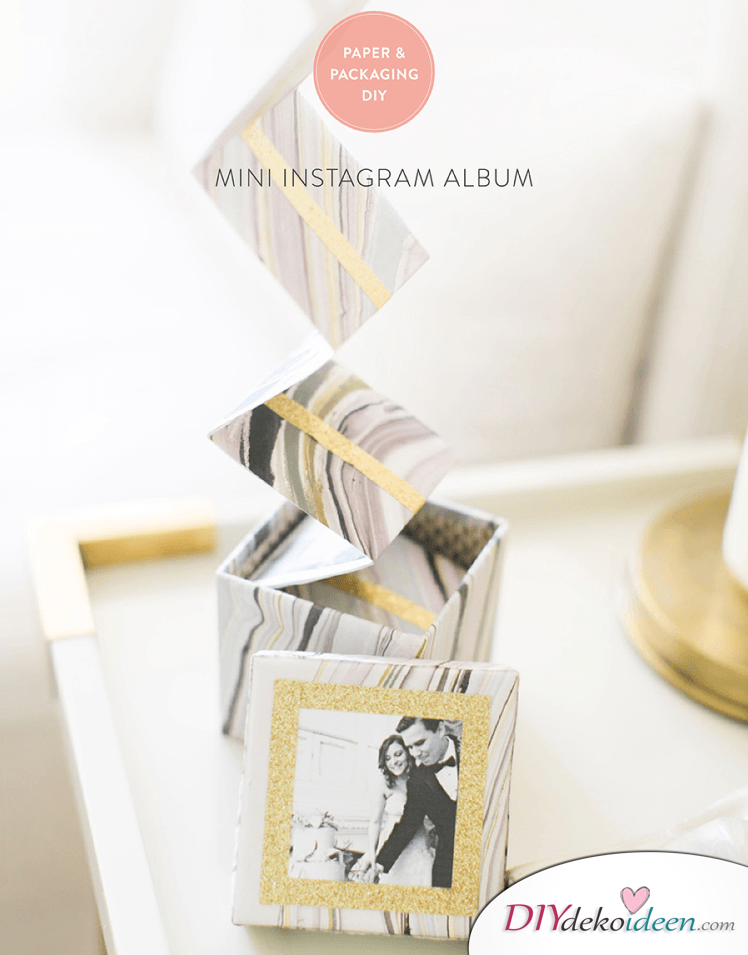 Mini-Instagram-Album - Geschenkideen für Frauen selber machen Mini-Instagram-Album - Geschenkideen für Frauen selber machen