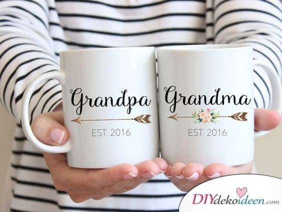 Kaffeetassen - Geschenk Ideen für Großeltern