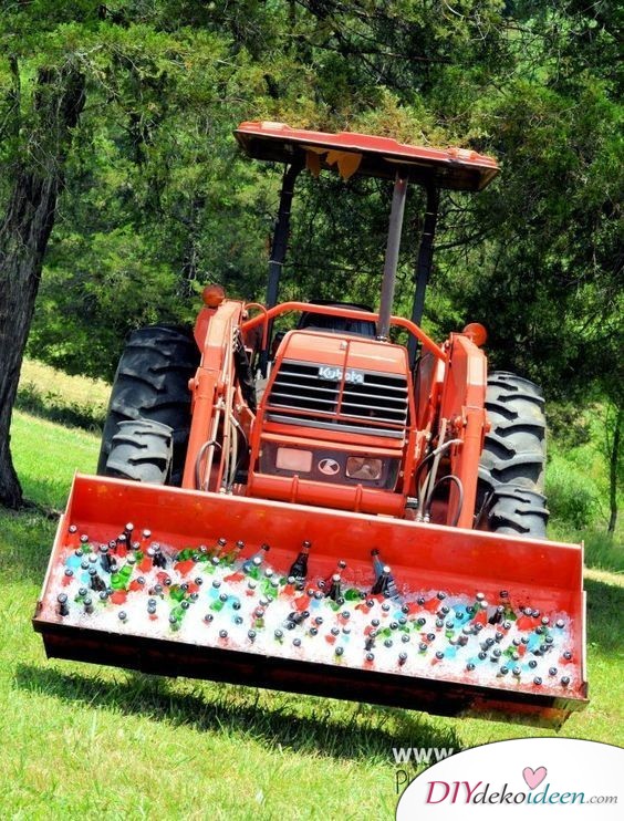 Traktor - Bar - Ideen für den Junggesellenabschied