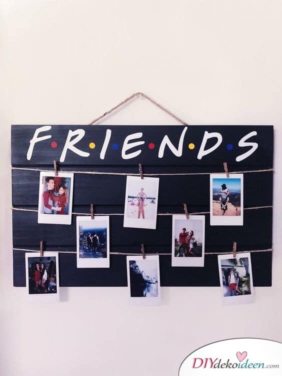 Geschenk für den besten Freund – Freundschaftsfotowand