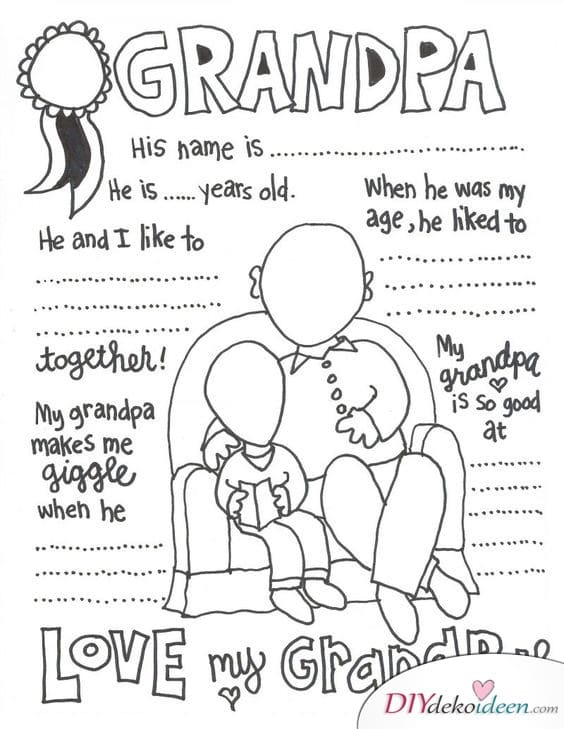 Aufsatz über Großvater vom Enkel