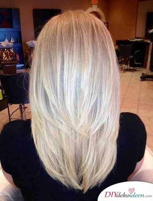 Stufenschnitt - Frisuren für lange Haare