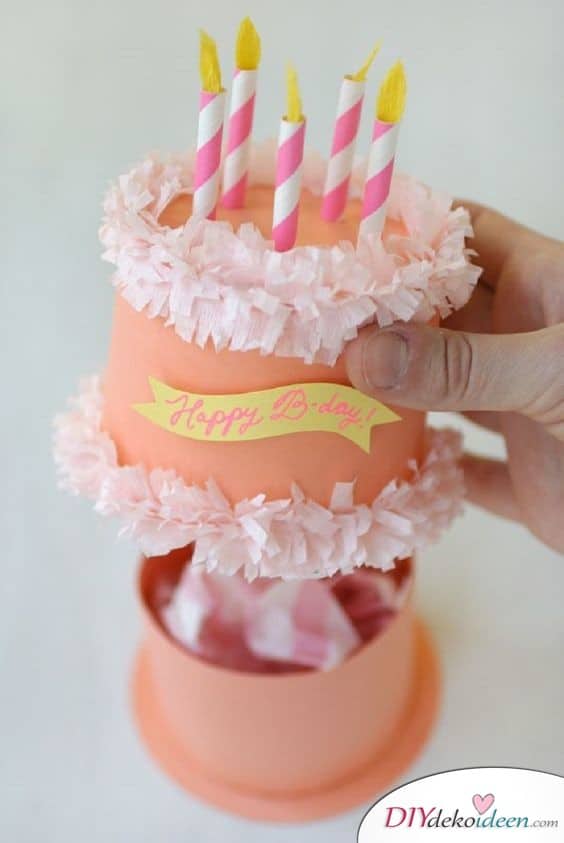 Paper birthday tags 