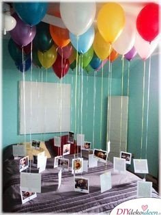 Hot air balloons with photos - Gift idea 