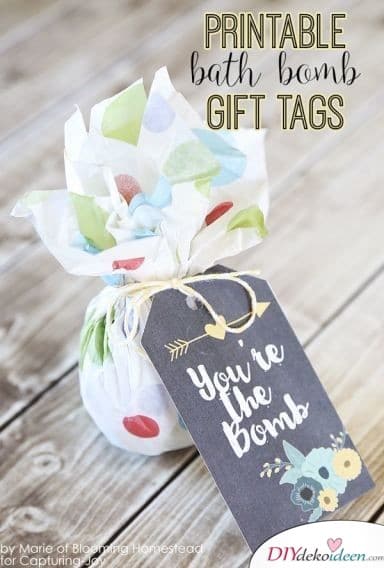 Bath bombs - creative gift for best friend 