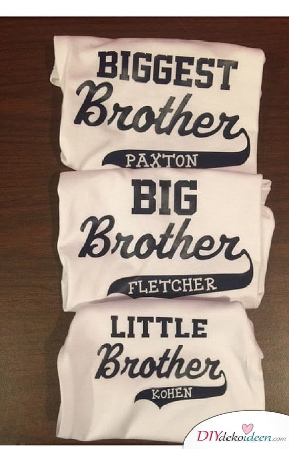 Printed shirts for siblings - Gift for the brother 