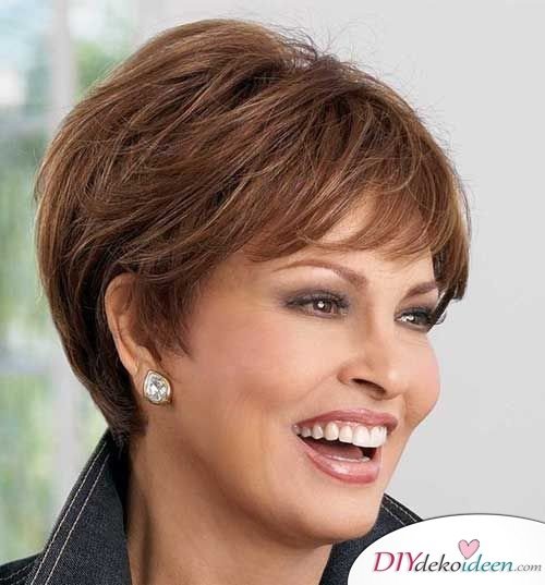 Short Hair Hairstyles For Women From 50 - Pixie Cut With Pony 