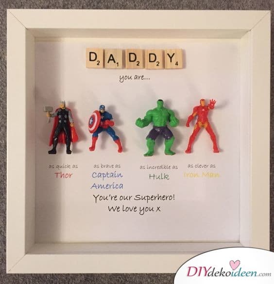 Papa ist ein Superheld - Geburtstagsgeschenk für Papa
