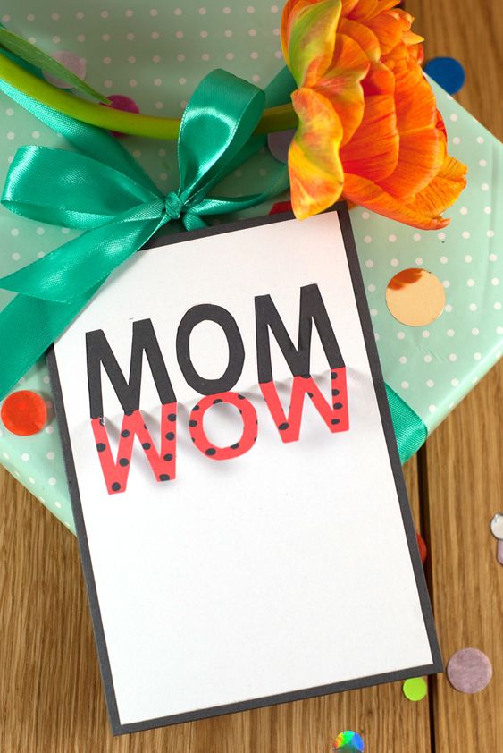 Card - personalized gift for mom 