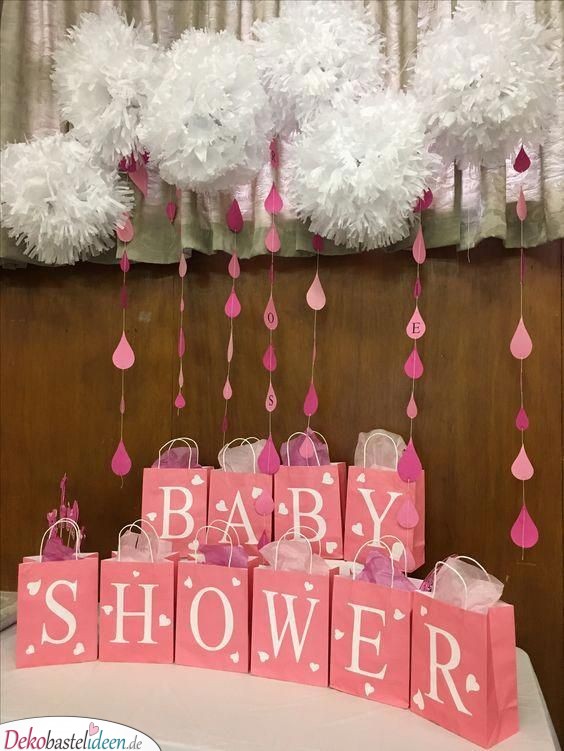 A rain shower - The perfect ideas for baby party decoration 