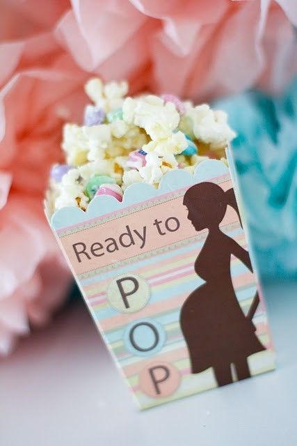 Essen für Babyparty – Süßes Popcorn