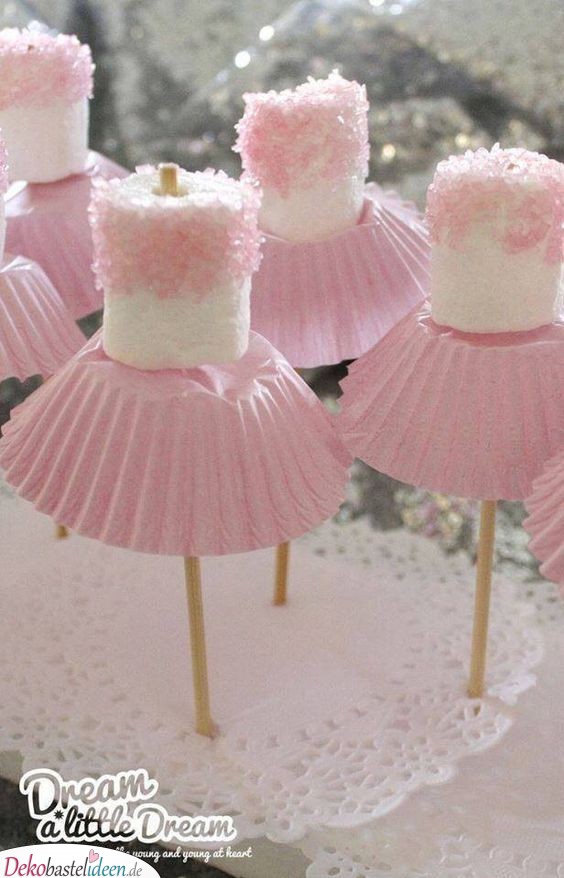 Süße Ballerinas - Babyparty Essen für Mädchen
