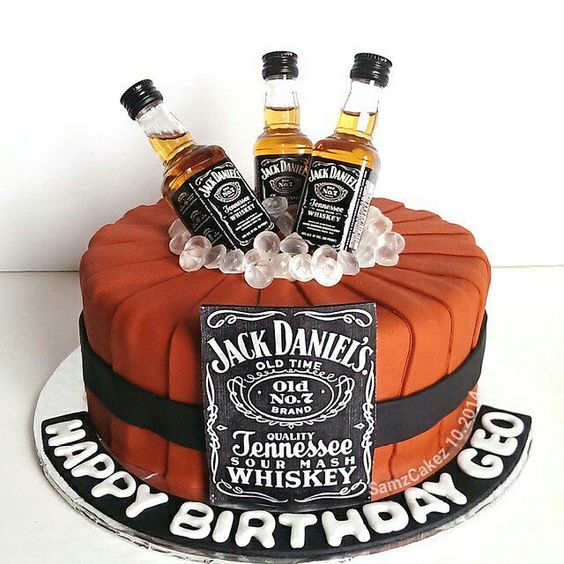 Birthday shower cans with alcohol - Birthday cakes ideas 