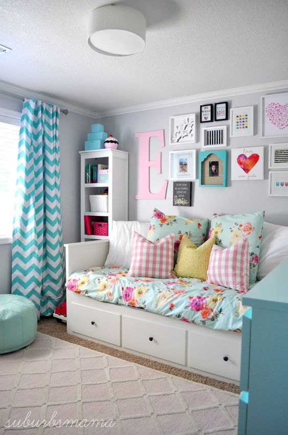 Not a centimeter wasted - girls room