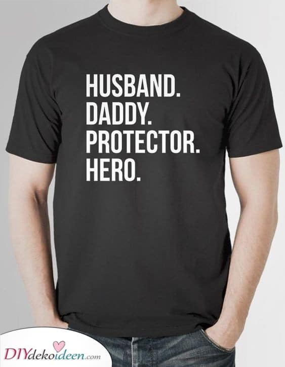 Ein Held und ein Ehemann - Geburtstagsgeschenk für den Ehemann